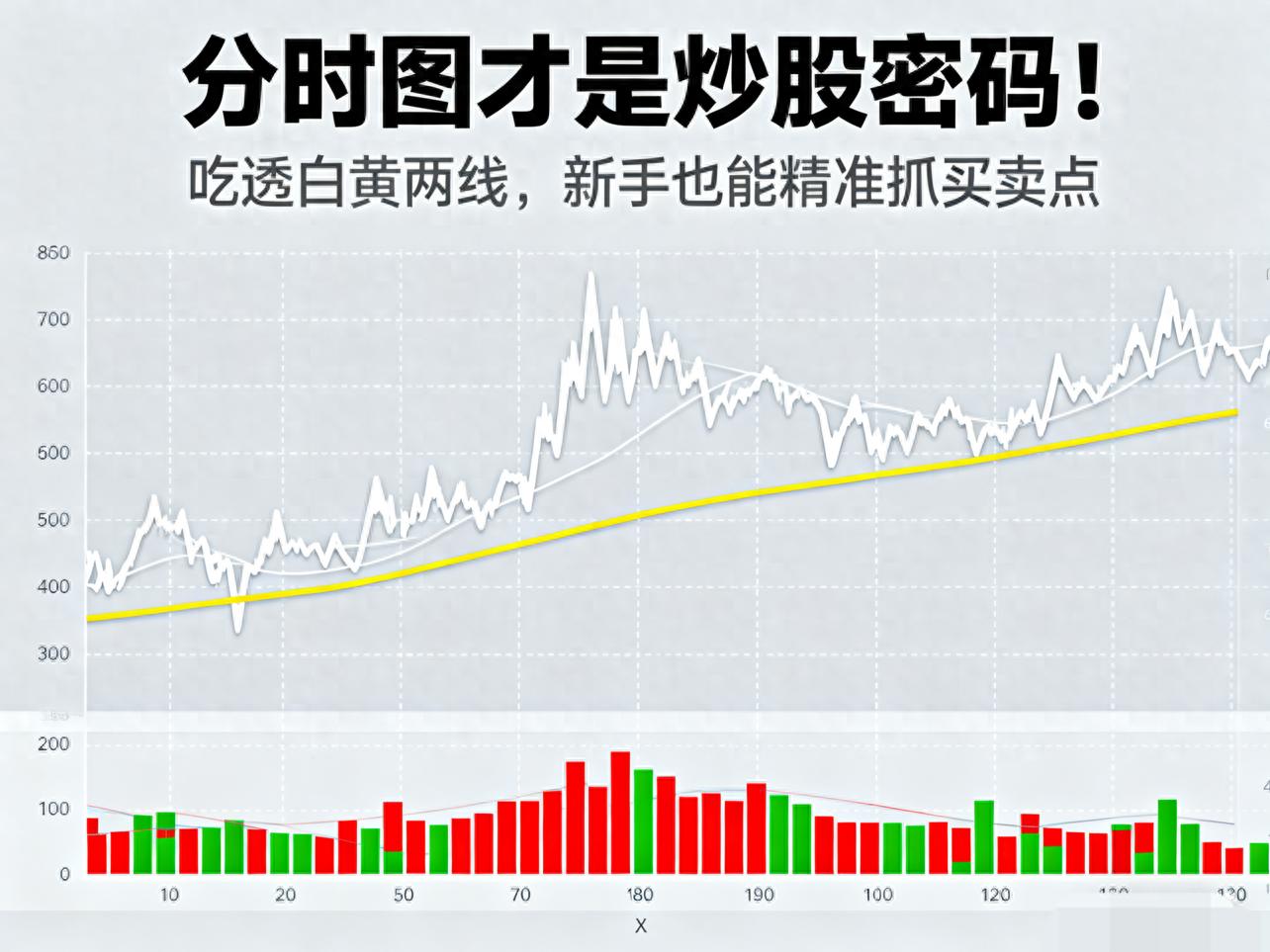新股民看盘操作细节下载_白黄线判断涨跌_分时图看盘